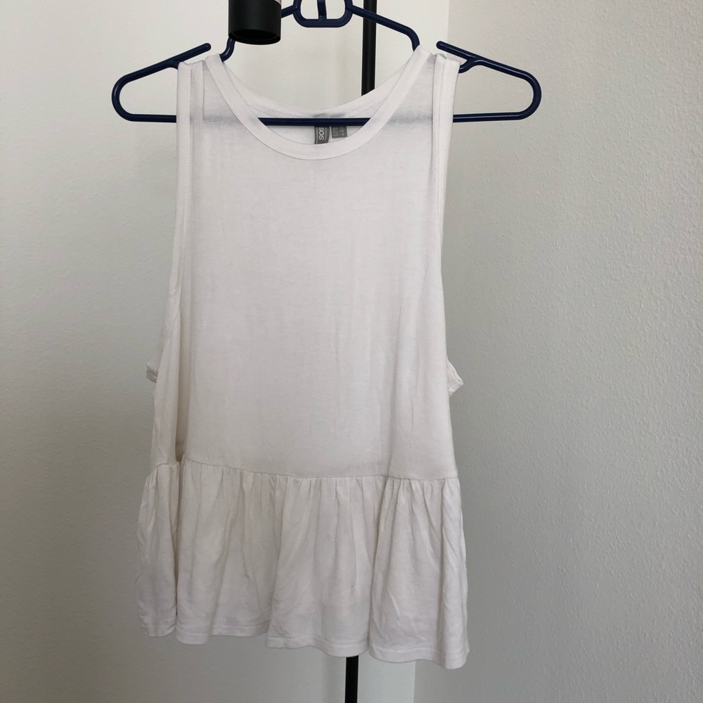 Peplum tank top